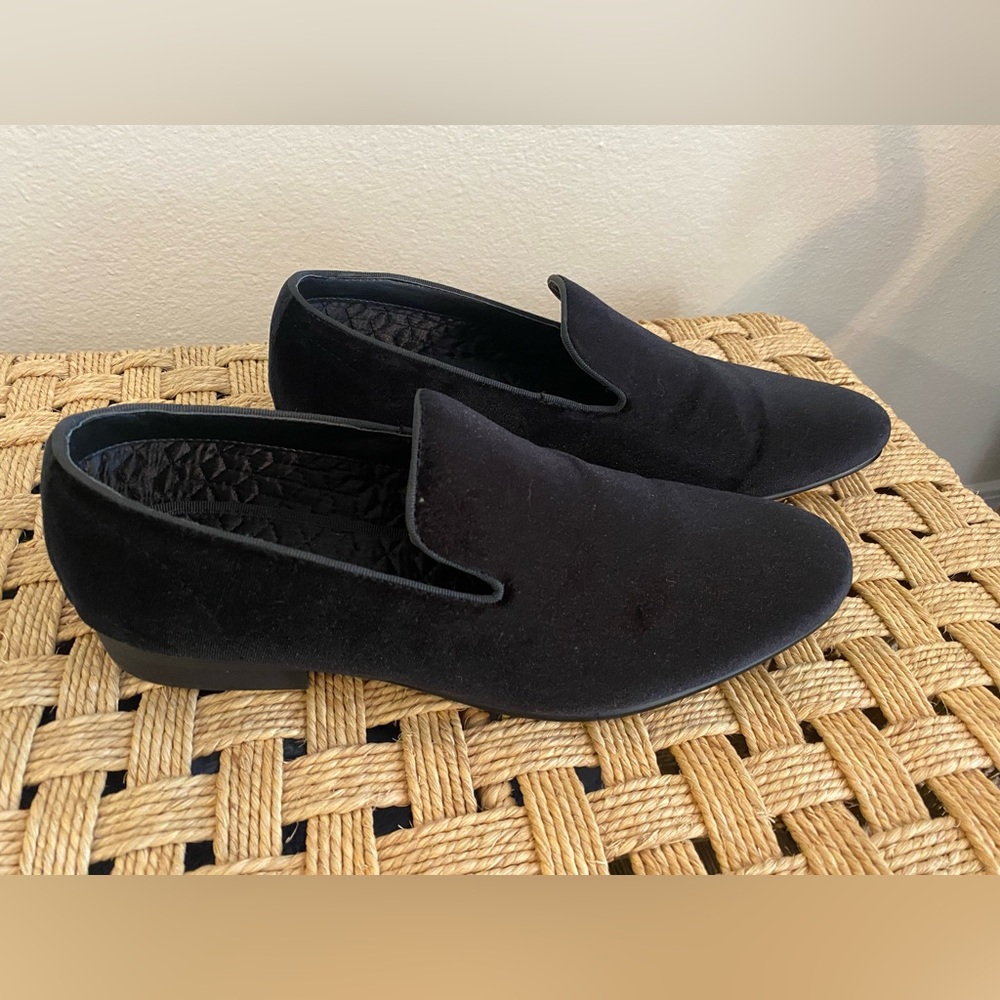 Steve Madden Laight. Black Velvet Men's Loafers. Men’s.. Size 9.5.Worn Once.